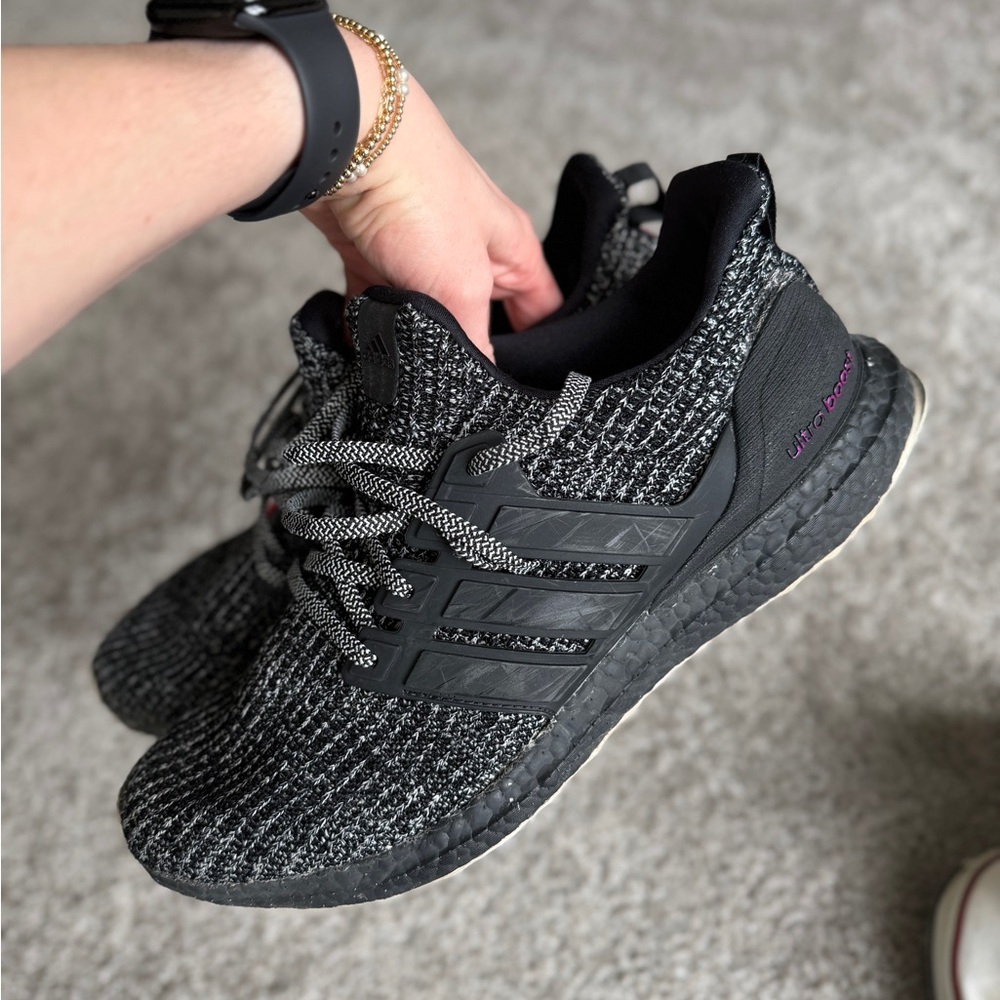 adidas Black and Gray Athletic Shoes